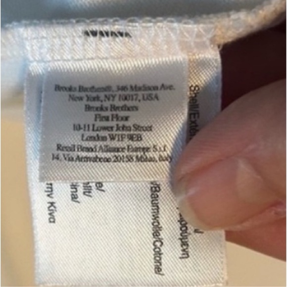 Brooks Brpthers white polo with short sleeves and buttons size XXL - Picture 7 of 7